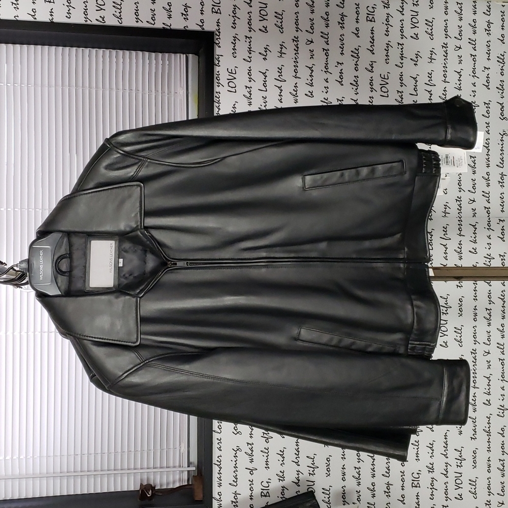 💥NEW💥 Men's Small Wilsons Leather Coat